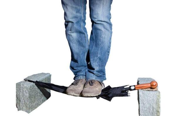 Selvforsvars paraply – lige håndtag