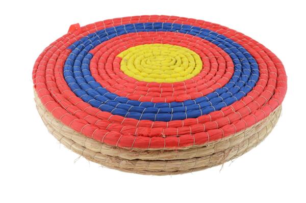 Bueskydningsskive i halm