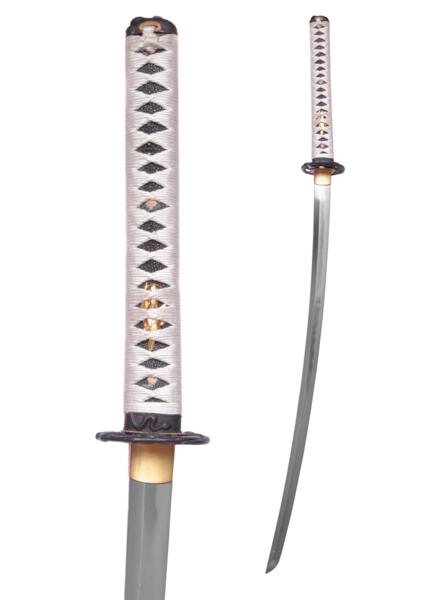 Snake Katana – håndsmedet katana i foldet stål