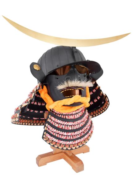 Date Masamune Kabuto hjelm med Mempo maske