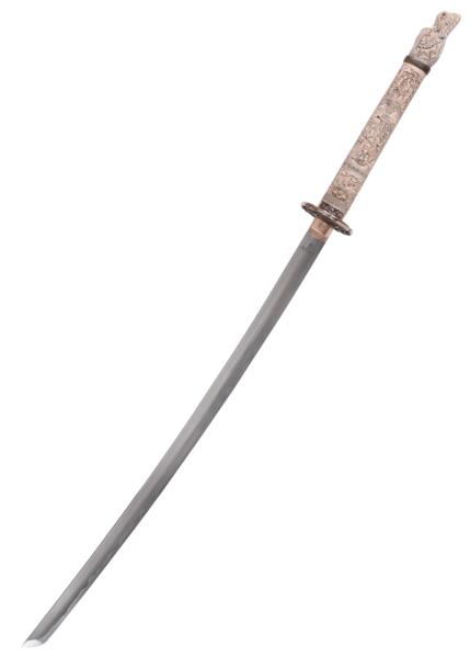 Katana Inmortal med elfenbenslook håndtag