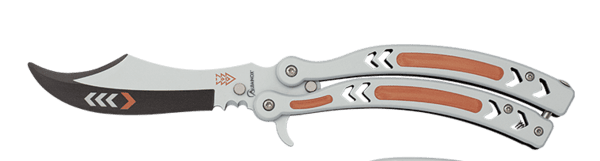 Butterfly træningskniv – orange tactical trainer