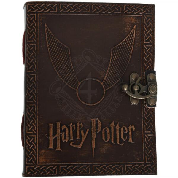 Harry Potter Notesbog i Håndlavet Læder