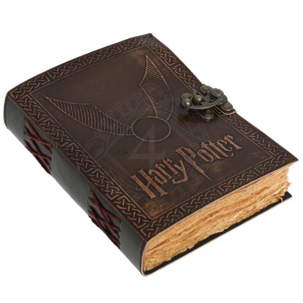 Harry Potter Notesbog i Håndlavet Læder