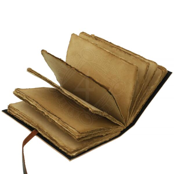 Håndlavet læderjournal