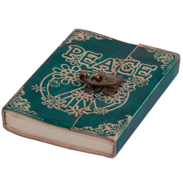 Læderjournal "Peace"