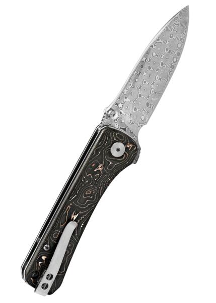 QSP Hawk Foldekniv – Damaskusstål