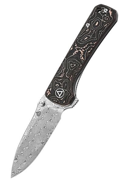 QSP Hawk Foldekniv – Damaskusstål