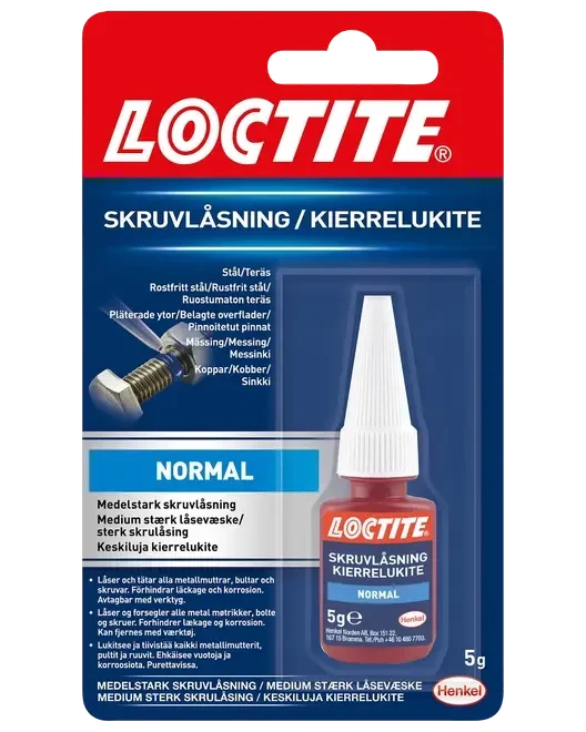 Loctite Låsevæske Normal 5 g – Perfekt til butterflyknive