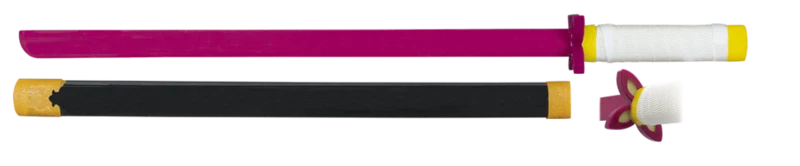 Katana i Træ – 57 cm – Sort Skede