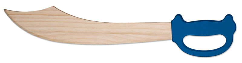 Scimitar Sværd i Træ – 49 cm
