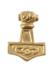 Stor Thors Hammer i messing