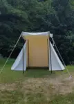 Saksisk handelstelt 4 × 2,5 m