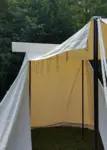 Saksisk handelstelt 4 × 2,5 m