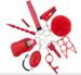 Self Defense Kit – Nøglering (10 dele)