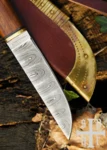 Vikingekniv Seax – 256-lags Damaskusstål