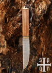Vikingekniv Seax – 256-lags Damaskusstål