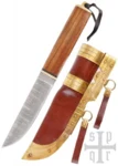 Vikingekniv Seax – 256-lags Damaskusstål