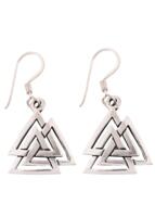 Øreringe med Valknut