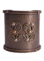 Bred armring med keltisk slange