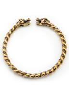 Viking armring med dragehoveder