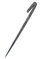 Håndsmedet teltpløk i stål