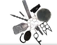 Self Defense Kit – Nøglering (10 dele)