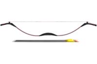 Traditionel kinesisk bue med 3 pile