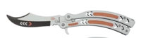 Butterfly træningskniv – orange tactical trainer