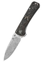 QSP Hawk Foldekniv – Damaskusstål