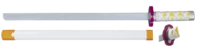 Katana i Træ – 57 cm – Grå Klinge