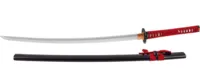 Katana Fudoshin Red & Black – Skarpslebet Samuraisværd i 1045 Kulstofstål