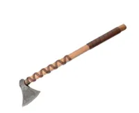 Viking Battle Axe – Vikingeøkse med Graveret Øksehoved